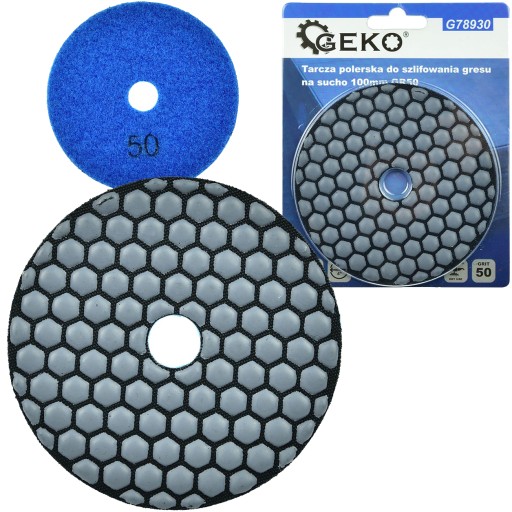 Leštiaci kotúč na suché brúsenie kameniny 100mm GR50 G78930 GEKO
