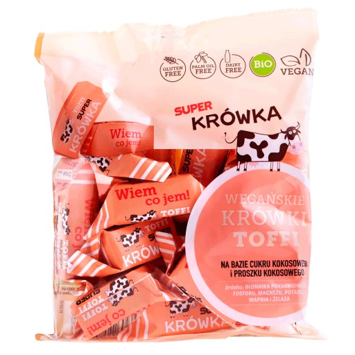 Fudge bez obsahu mlieka s príchuťou karamelu. BIO 150 g