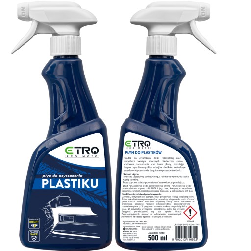 Čistiaci prostriedok na plasty 500 ml - ETRO