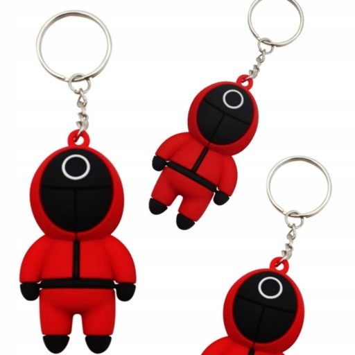 SQUID GAME KEYRING 6,8 CM! KOLESO