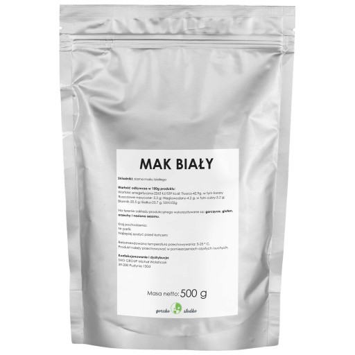MAK MAK prírodný biely 500g