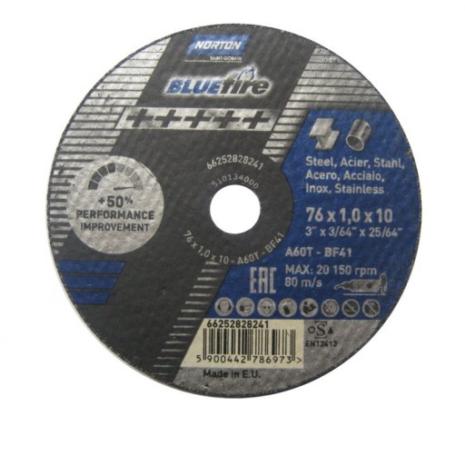 NORTON 76x1,0 Blue Fire rezací kotúč
