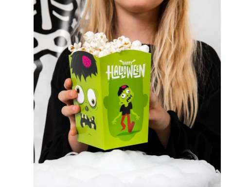 Monsters Halloweenske krabičky na popcorn, 6 ks.