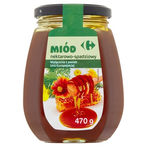 Carrefour Nektár a medovicový med 470 g