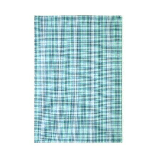 ZWOLTEX károvaná kuchynská utierka 50x70 zelená/modrá