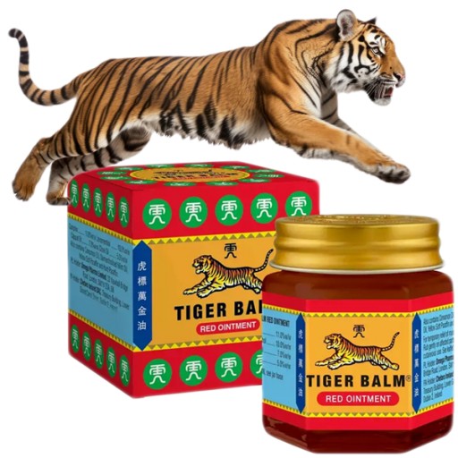 TIGERIA ORIGINAL RED hrejivá masť na chrbát 21ml