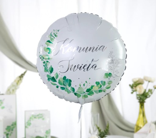 Balónik na sväté prijímanie - okrúhly, 45 cm