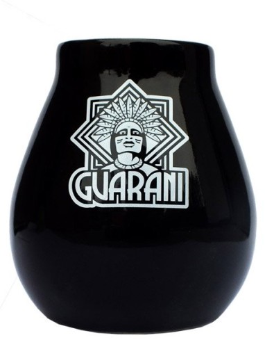 Matero Ceramic čierna s logom Guarani