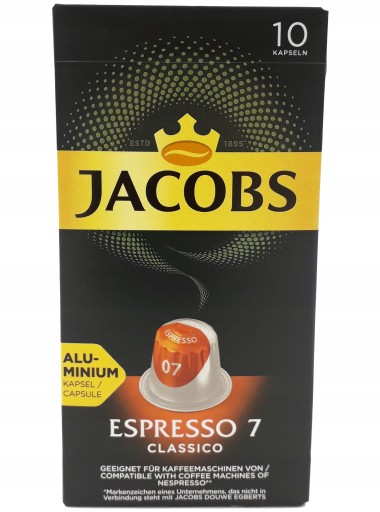 KÁVA pre NESPRESSO JACOBS ESPRESSO CLASSICO 10 ks.