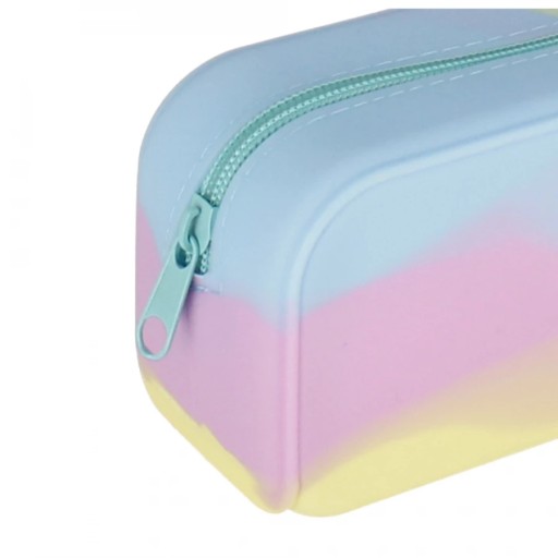 ŠKOLSKÝ peračník, tuba, silikónové vrecko, farebný PASTEL