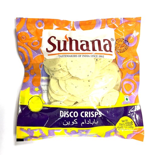 Indické papadams Disco chrumky Suhana 200g