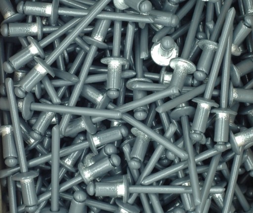 7337 NITY Slepé nity 4X8 mm PRÁŠKOVÁ FARBA RAL 7024 GRAFIT Sada (10)