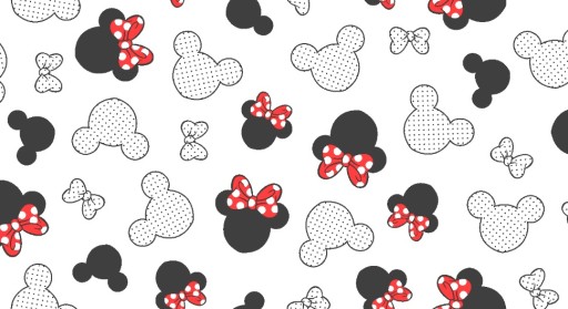 Mickey Flanelová vreckovka červená
