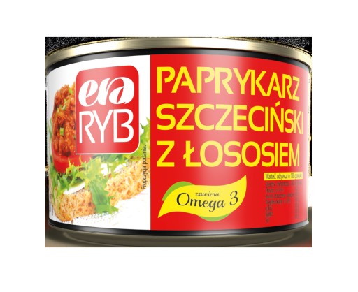 Era Ryb Paprykarz Szczeciński s lososom 330g Era Ryb 0,33 kg