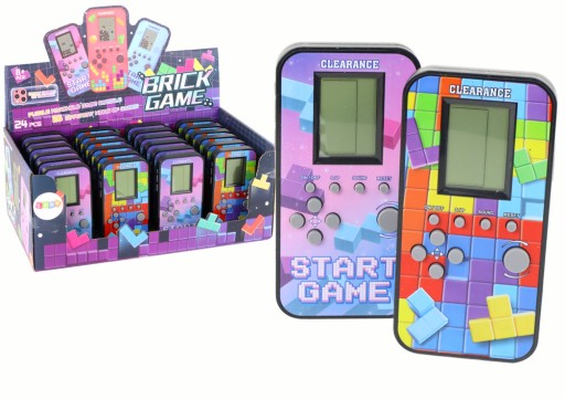 Elektronická logická hra Tetris Telefón 2 farby