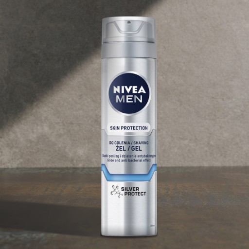 NIVEA Men Silver Protect gél na holenie 200 ml