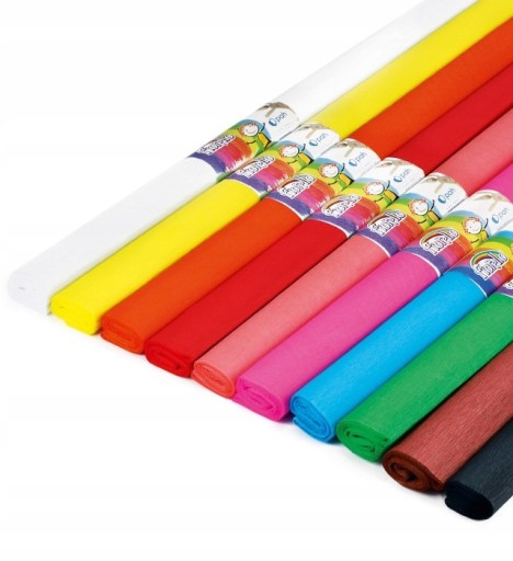 Fiorello krčený hodvábny papier 10 farieb