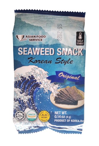 Snack chips Prírodné riasy SEAWEED SNACK