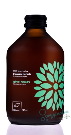 KOMBUCHA Uhorka + Koriander LB VIGO BEZLEPKU 0,3l