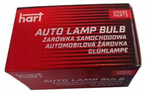 POMOCNÁ ŽIAROVKA 12V PY21W ŽLTÁ HART/10KS