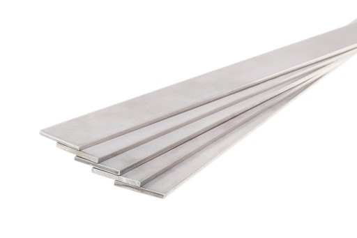 Nerezová, kyselinovzdorná plochá tyč, rozmer 80x4mm 10 cm INOX / 1,4301