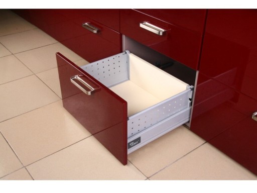 KOVOVÁ STRANA ZÁSUVKY SYSTEMBOX AMIX GREY 400