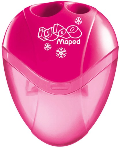 MAPED IGLOO DVOJITÁ BRÚSKA S NÁDOBOU MIX FAREB 1 ks