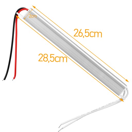 LED napájací zdroj 12V 48W 4A pre pásy Pásový transformátor Ultra tenký tenký