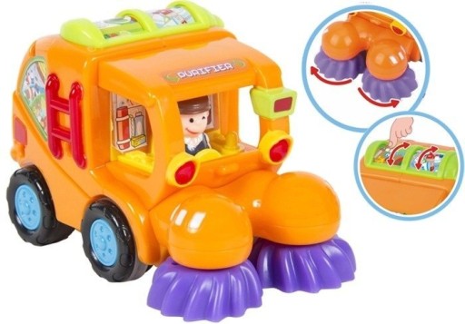 Stavebné auto Smetiarske auto Kombajn Pohyblivé prvky