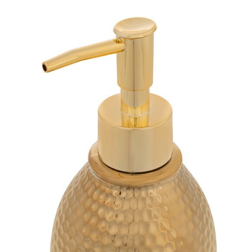 DÁVKOVAČ TEKUTÉHO MYDLA ZLATÉ TEXTUROVANÉ 400ml