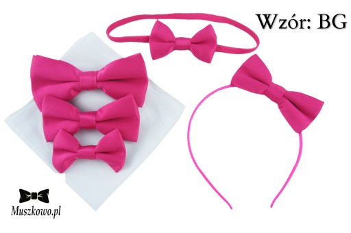 Elegantná polomatná čelenka FUCHSIA PINK