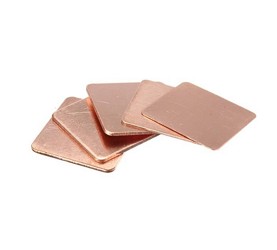 Tepelne vodivá medená podložka 20x20mm 1mm