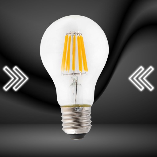 LED žiarovka 10W a60 e27 edison