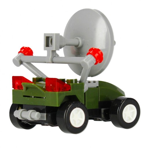 STAVEBNÉ BLOKY pre DETI 6 ročné 31 prvkov MILITARIA mix alleBLOX