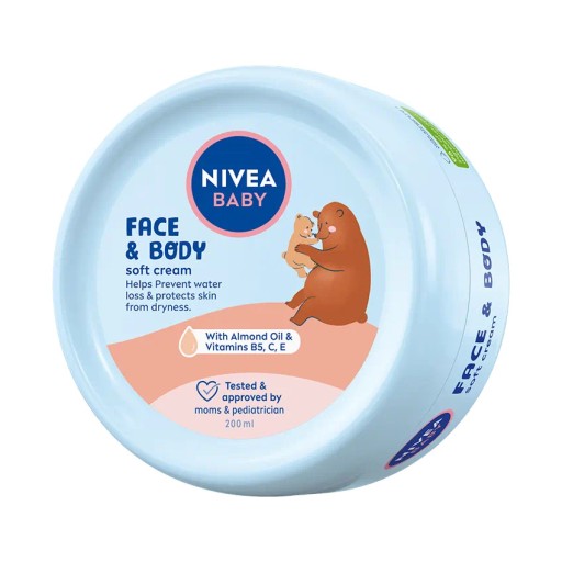 NIVEA BABY KRÉM NA TVÁR A TELO od 1 dňa veku 200 ml