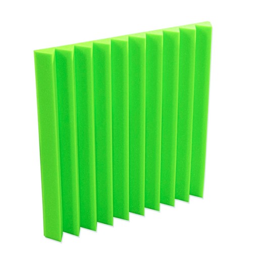 3D akustický nástenný panel, ZELENÝ absorbér, trojuholník, nástenný panel
