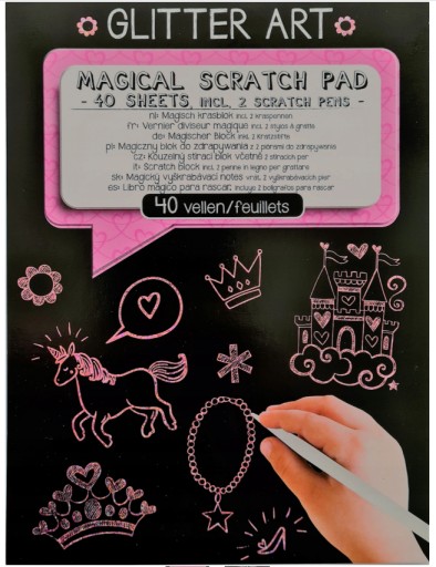 Stieracia hra pre DETI Magic BLOCK A5 40 ARK Stieracia kniha Stieracia kniha