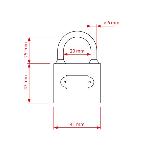 KOMBINOVANÝ VISIACI ZÁMOK 41MM ALU KUFOR DO TELOČŇOVNE VARIABILNÝ KOMBINOVANÝ KÓD 4 ČÍSLICE