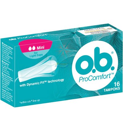 OB ProComfort Mini tampóny 16 ks
