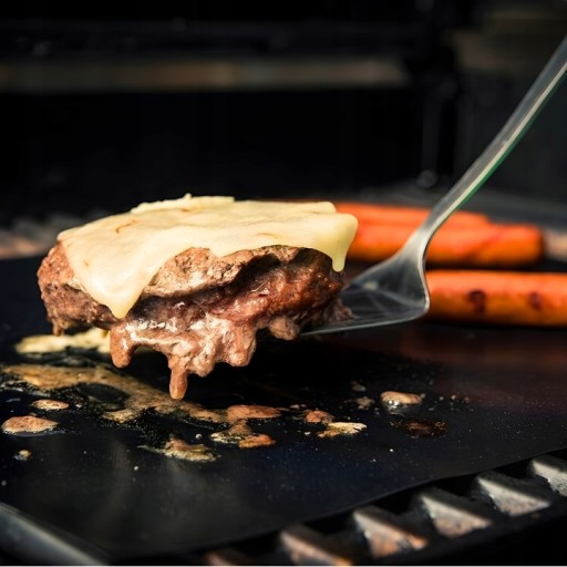 TEFLÓNOVÁ BBQ PODLOŽKA NA PEČENIE GRILOVACÍ PLECH DO RÚRY, OPÄTOVNE POUŽITEĽNÁ