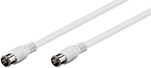 SAT kábel 80 dB rýchlospojka F 2x tienený 1,5m