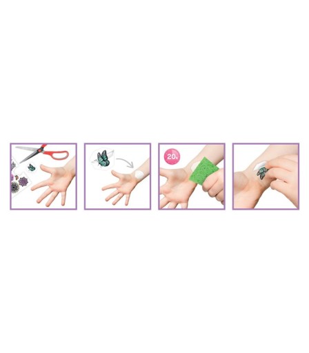 Buki Be Teens umývateľné GLITTER tetovanie 75 ks