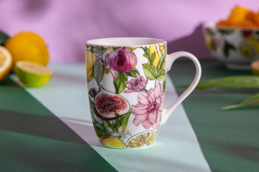 PORCELÁN Citrónový hrnček 300 ml CITRÓNOVÉ LETO