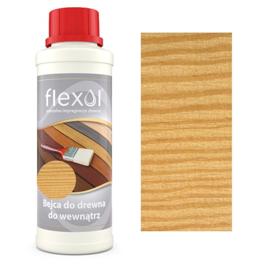 Vnútorná ŽLTÁ lazúra na drevo 0,25 L Flexol