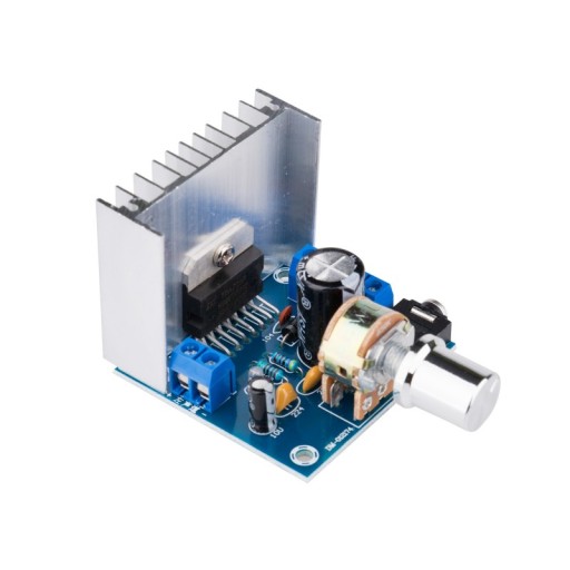 Modul audio zosilňovača 2x15W 12V TDA7297 + KNOB