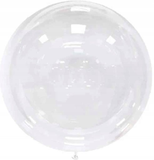 Bobo balón, veľký, priehľadný, XXL, 45 cm, na ozdobu, girlandy