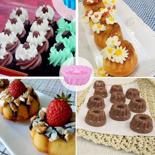KOLÍČKY NA MUFFINY, MUFFÍNY, SILIKÓNOVÉ KOLÍČKY NA PEČENIE, 12 ks.
