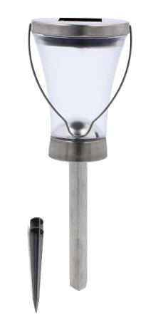 SLNEČNÁ LAMPA, NEREZOVÁ, ZÁVESNÁ, LED