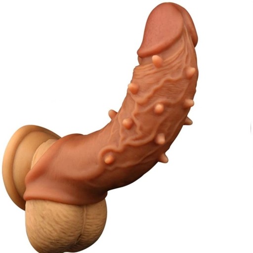 SILIKÓNOVÝ KRYT NA PENIS, NASADZUJTE SEMENNÍKY