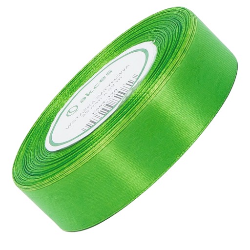 SATÉNOVÁ STUHA trávovo zelená 25mm - 32mb